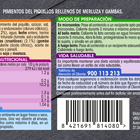 Pimientos del piquillo merluza y gambas Alipende 260g