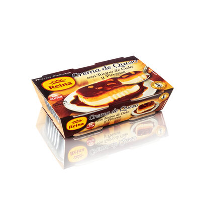 Crema de queso Reina pack 2 tocino de cielo piñones