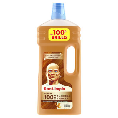 Friegasuelos Don Limpio Madera 1.5 l PH Seguro En Suelos De Madera