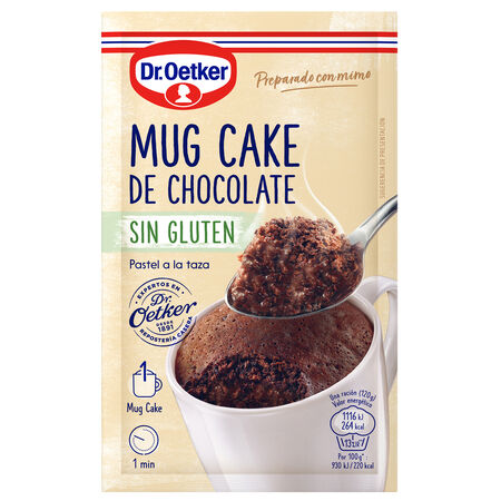 Mug cake de chocolate sin gluten Dr Oetker 65g