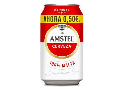 Cerveza rubia Amstel 33cl