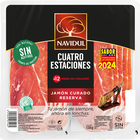 Jam&oacute;n curado en medias lonchas Navidul pack 2 de 69g
