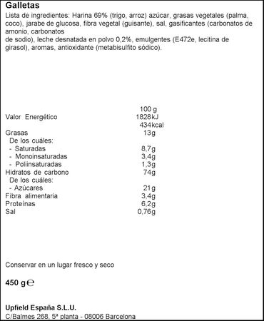 Galleta tostada Flora 450g