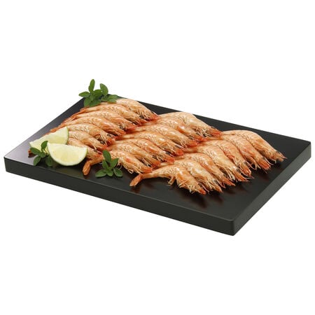 Gamba cocida mediana fresca 80-90 piezas por kilo