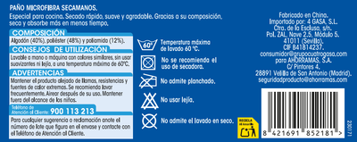 Pa&ntilde;o microfibra Lanta secamanos