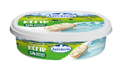 Queso crema con fermentos del kefir Asturiana 200g