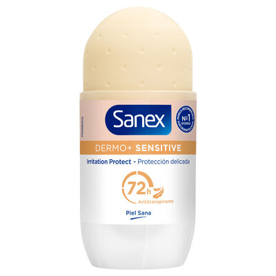 Desodorante Roll-On Sanex Dermo+ Sensitive 72-Horas Antitranspirante 50  ml