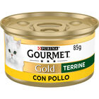Comida h&uacute;meda gato Gourmet Gold tarrina pollo 85g