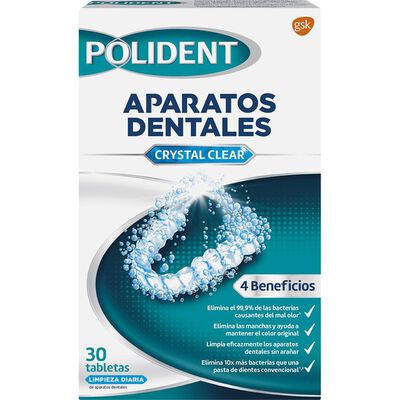 Limpiador De Aparato Dental En Tabletas Polident 30U
