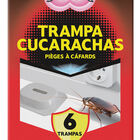 Insecticida trampa casa jard&iacute;n 6 uds cucarachas