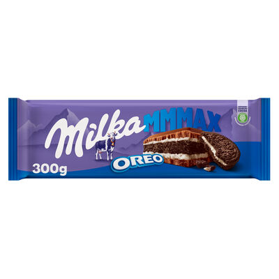 Chocolate con leche Oreo Mmmax Milka 300g