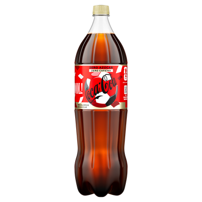 Refresco cola Coca-Cola botella 2l zero az&uacute;car zero sin cafe&iacute;na