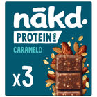 Barritas de proteína sabor caramelo Nakd 135g
