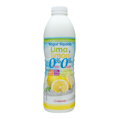 Yogur l&iacute;quido desnatado Alipende 1kg lima lim&oacute;n
