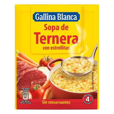 Sopa Gallina Blanca 74g ternera