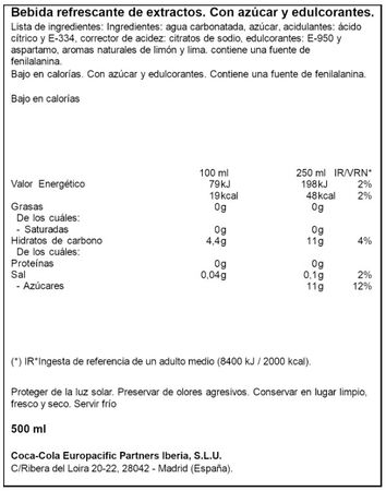 Refresco Sprite Lata 500ml Lima-limon