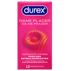 Preservativos Durex 12 uds dame placer con puntos y estr&iacute;as