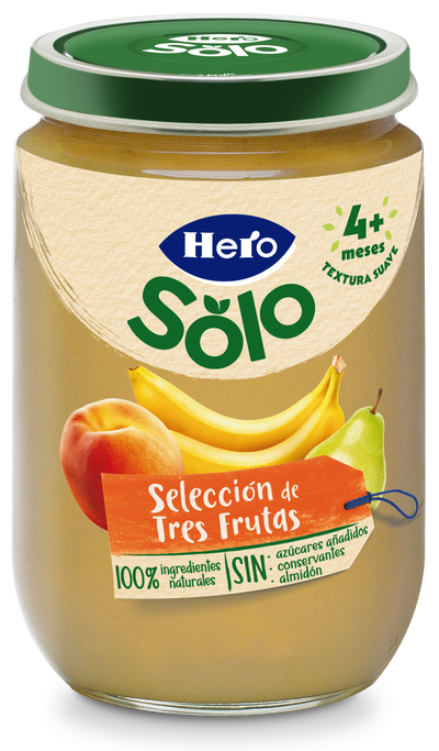 Tarro Hero Solo frutas 190g