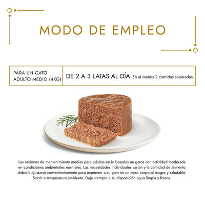 Comida h&uacute;meda gato Gourmet Gold mousse pescado 85g