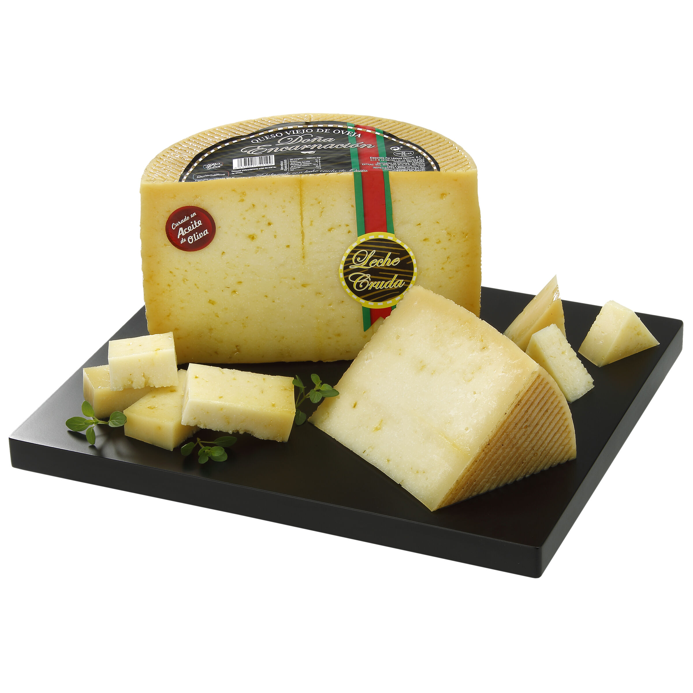 Queso de oveja curado en aceite Doña Encarnación