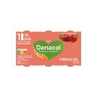 Bebida láctea Danacol colesterol pack 6 fresa
