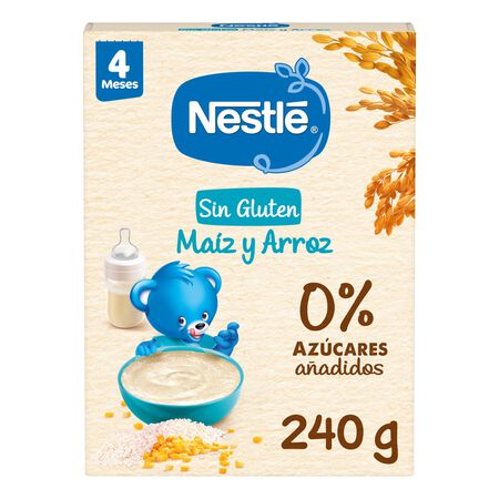 Papilla sin gluten Nestlé 240g maíz y arroz