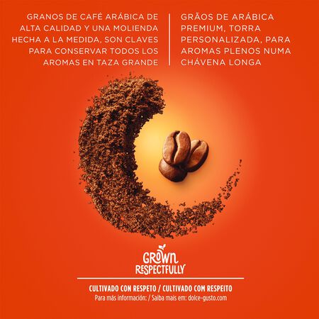 Café nescafé Dolce Gusto Lungo 16 cápsulas intensidad 6