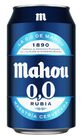 Cerveza rubia sin alcohol lata Mahou 33cl
