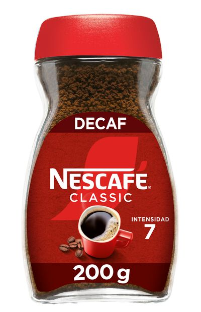 Caf&eacute; soluble descafeinado Nescaf&eacute; 200g