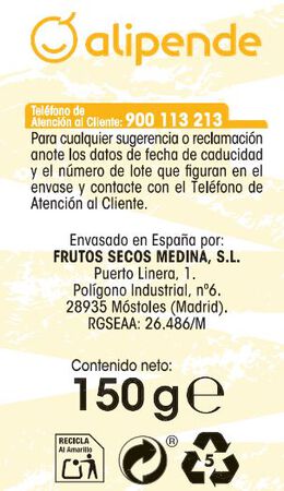 Ma&iacute;z frito gigante Alipende 150g