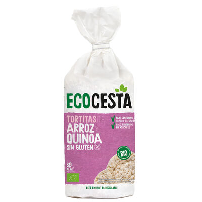 Tortitas de arroz bio Ecocesta 120g quinoa