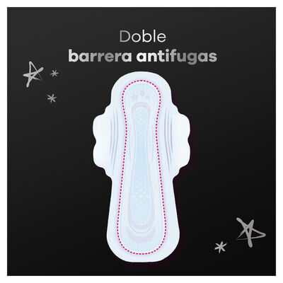 Compresa con alas Ausonia 8 unidades Noche Ultrafina