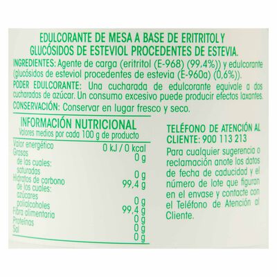 Edulcorante stevia granulada Alipende 200g
