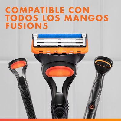 Recambio hojas de afeitar Gillette 7+1 unidades Fusion 5