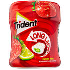 Chicles sin az&uacute;car de fresa y lima Trident 68,2g