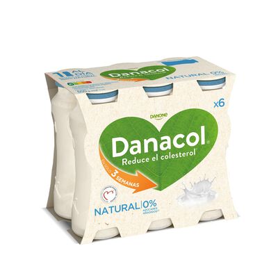 Bebida l&aacute;ctea Danacol colesterol pack 6 natural