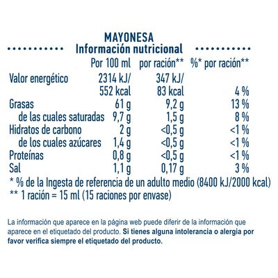 Mayonesa Hellmann'S 225ml