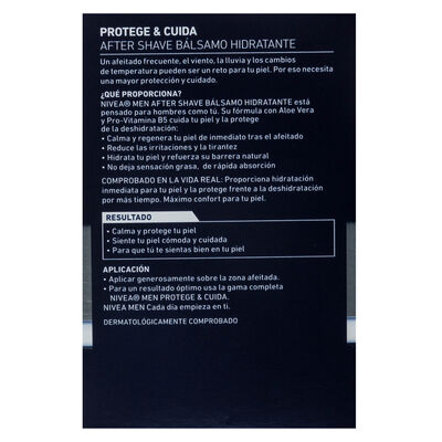 After shave en b&aacute;lsamo Nivea 100ml protege&cuida