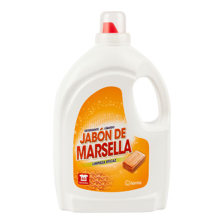 Detergente líquido Lanta 46 lavados jabón de Marsella