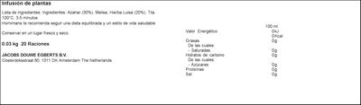 Infusi&oacute;n relajante con flor azahar Hornimans 20u