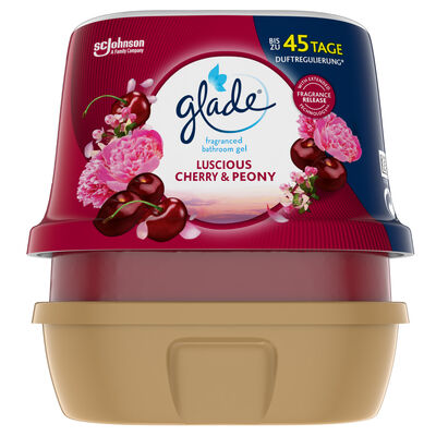 Ambientador gel con aroma a peon&iacute;a y cereza Glade