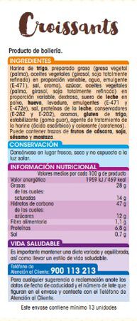 Croissants Alipende 400g