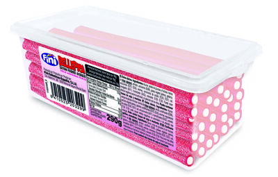 Golosina regaliz relleno de fresa y pica-pica Fini 290g