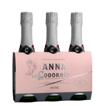 Cava Anna Rosé de Codorniu 20cl pack 3