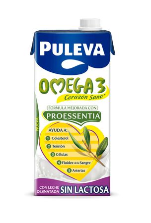 Bebida láctea sin lactosa Puleva 1l omega3