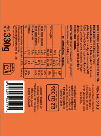 Pan Brioche Burger Mantequilla Alipende