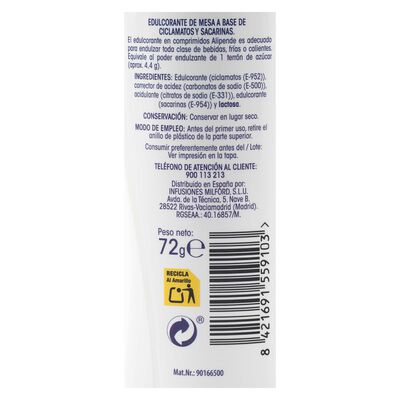 Edulcorante Alipende 1200 comprimidos