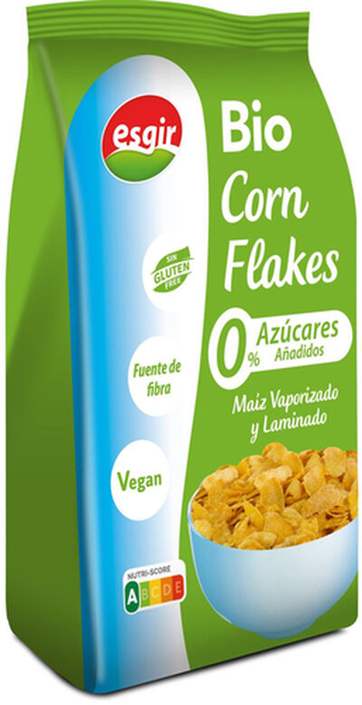 Corn flakes bio sin azúcar añadido Esgir 330g