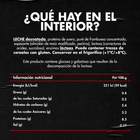 Yogur líquido proteínas Yopro 300g fresa frambuesa