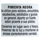 Pimienta negra molinillo Alipende 42g
